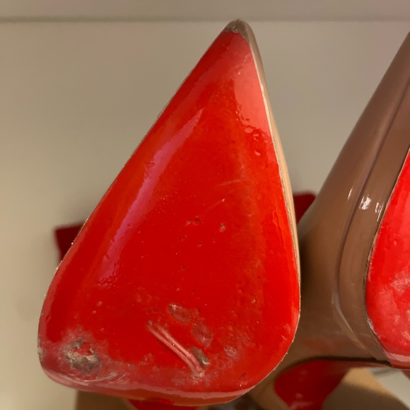 Womens Christian Louboutin - Pigalle Plato - 120mm - Nude - Picture 5 of 6